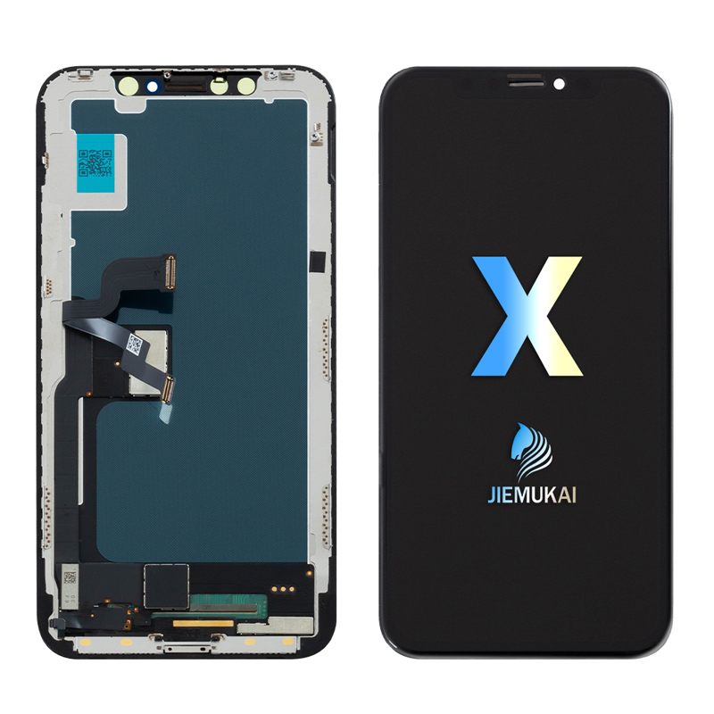 Replacement LCD Screen for iPhone X front and rear view