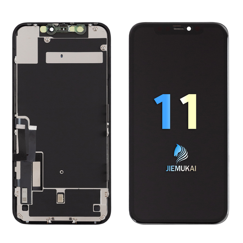 Replacement LCD Screen for iPhone 11 front and rear view