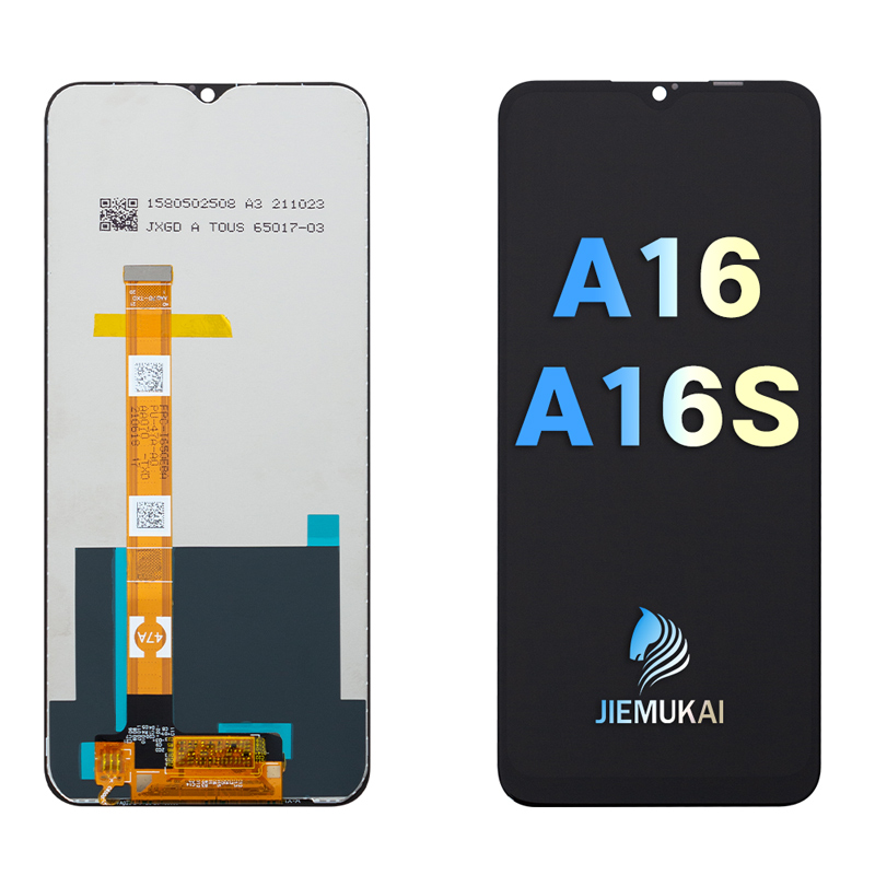 Replacement LCD Screen for OPPO A16/A16S front and rear view