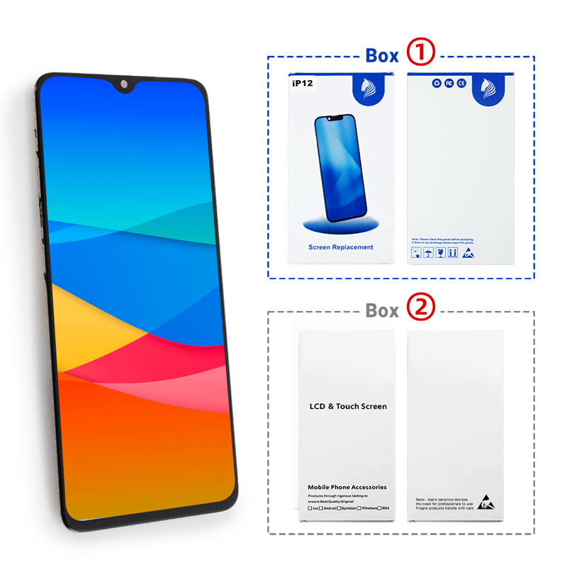 Xiaomi Redmi note 8 pro lcd replacement screens individual package