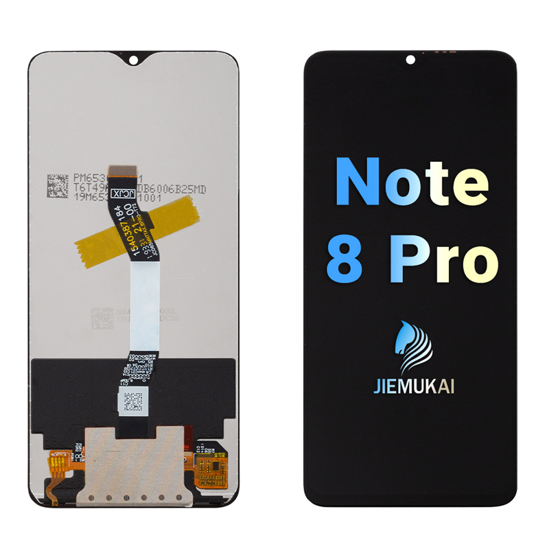 Replacement LCD Screen for Xiaomi Redmi note 8 pro front and rear view