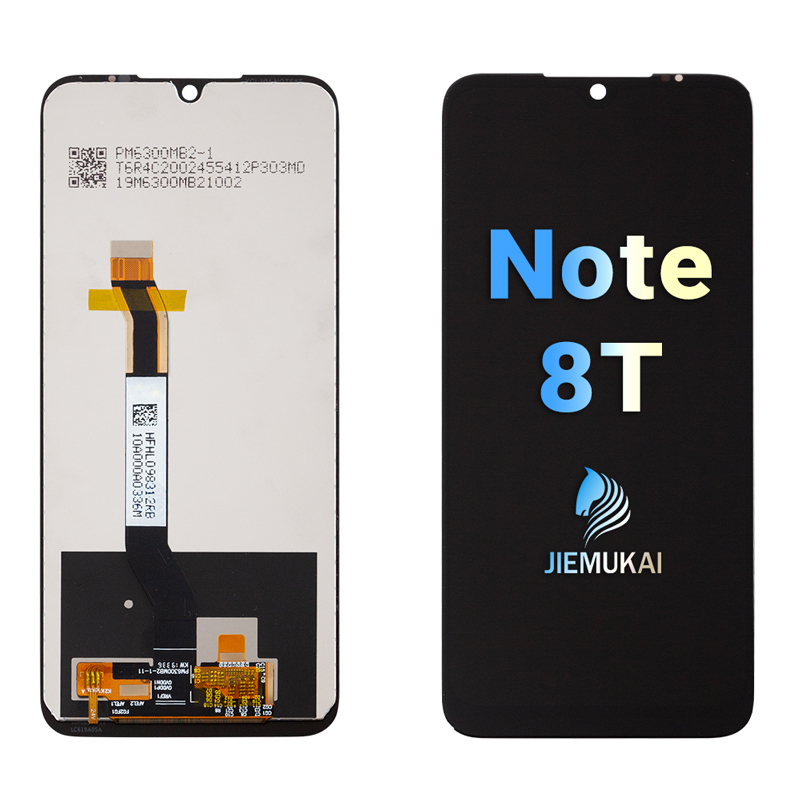 Replacement LCD Screen for Xiaomi Redmi note 8t front and rear view