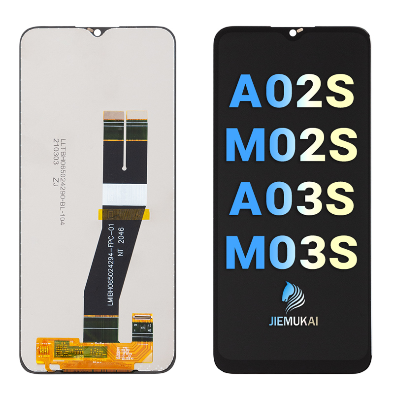 Replacement LCD Screen for Samsung A02S/M02S/A03S/M03S front and rear view