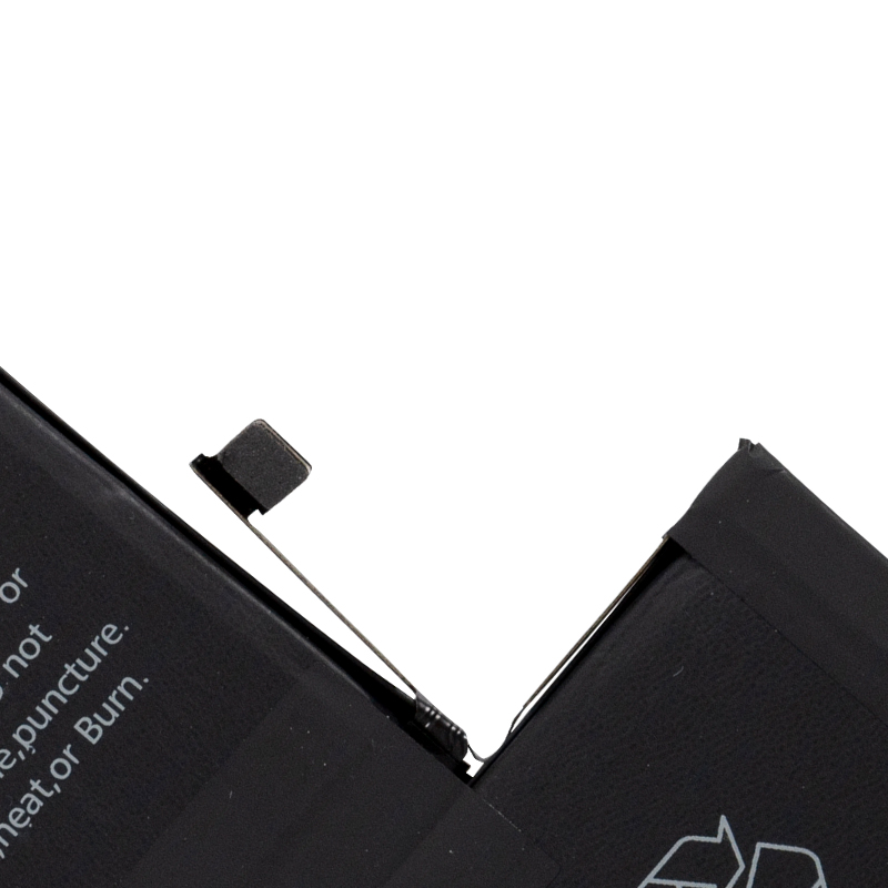 Battery for iPhone X front and rear view